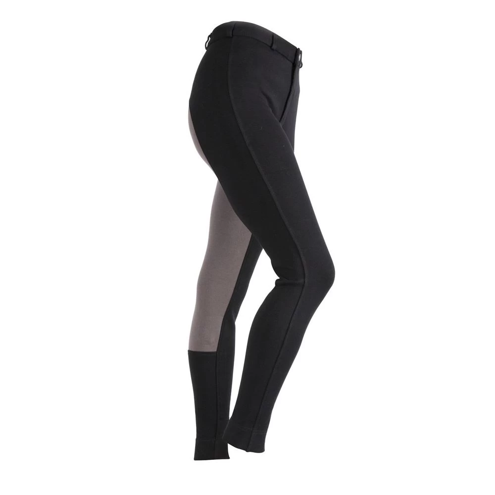 Shires Wessex Ladies Two Tone Jodhpurs (Black/Grey) *SPECIAL OFFER* 2 Shires Wessex Ladies Two Tone Jodhpurs (Black/Grey) *SPECIAL OFFER* - Image 2