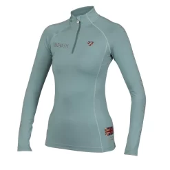 Shires Aubrion Team Long Sleeve Base Layer (Sage)