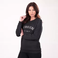 Shires Aubrion Serene Sweatshirt (Black) -Sports - Equestrian Riding e9a4e 8952 black 12 pad 1000x1000