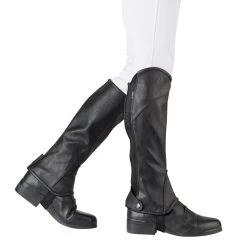 Dublin Stretch Fit Adults Half Chaps (Black)
