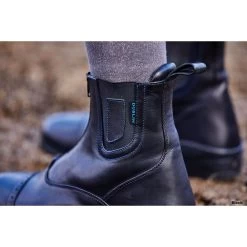 Dublin Evolution Waterproof Zip Front Paddock Boots (Black) -Sports - Equestrian Riding f202a 1001731007 db evolution zip front waterproof paddock boots detail image null hero pad 1000x1000